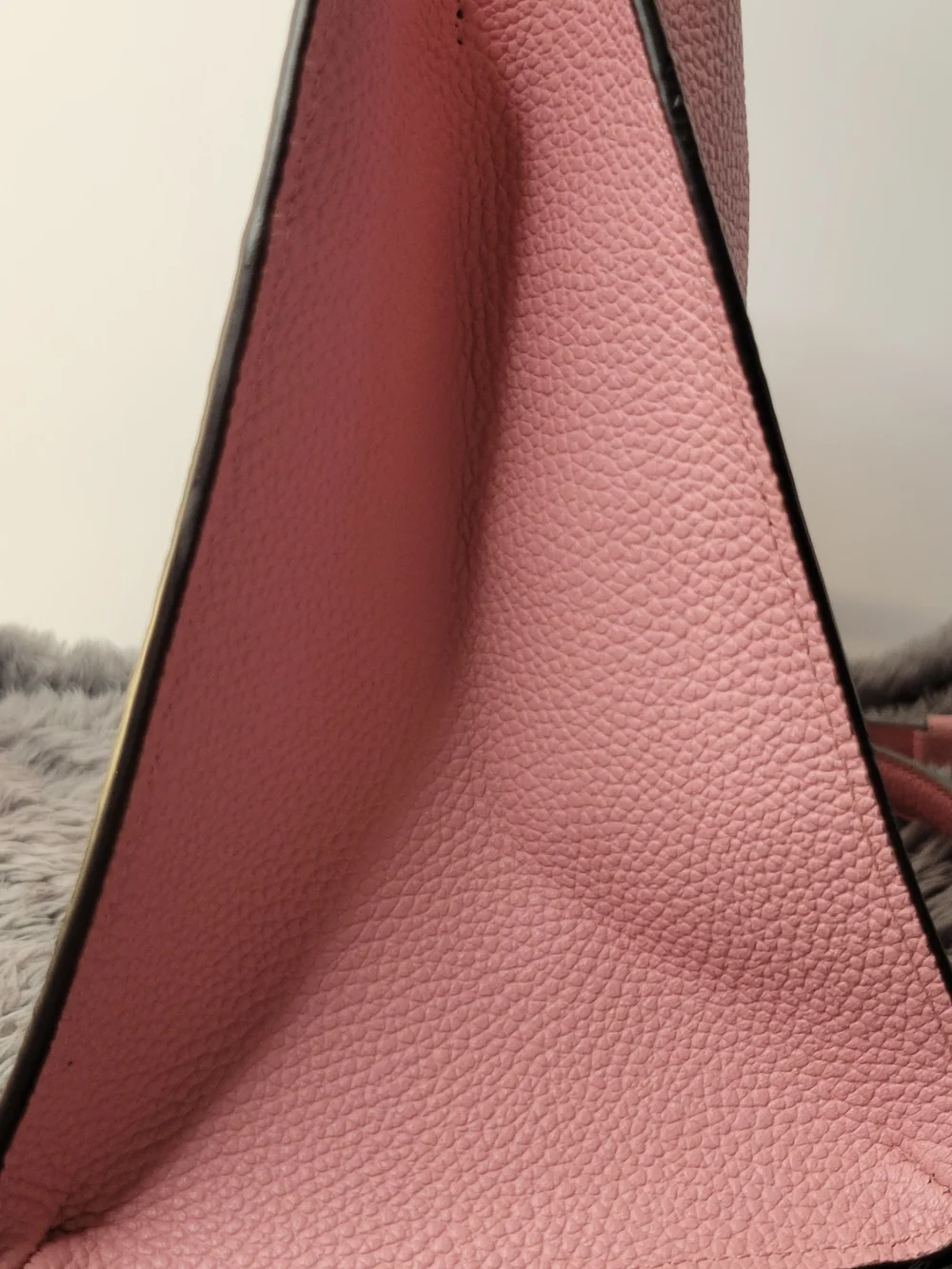 Kate Spade Pink Pebbled Leather Tote with Removable Pouch